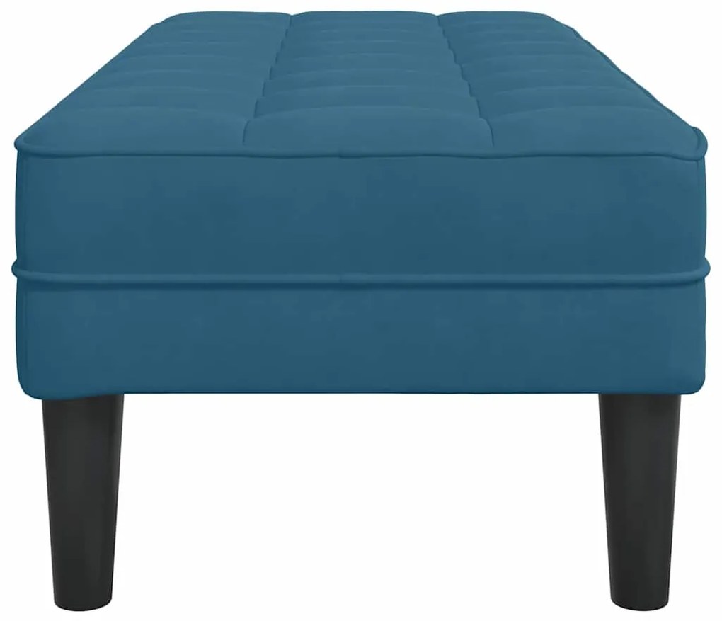 vidaXL Πάγκος Μπλε 113x57x39 εκ. Βελούδο