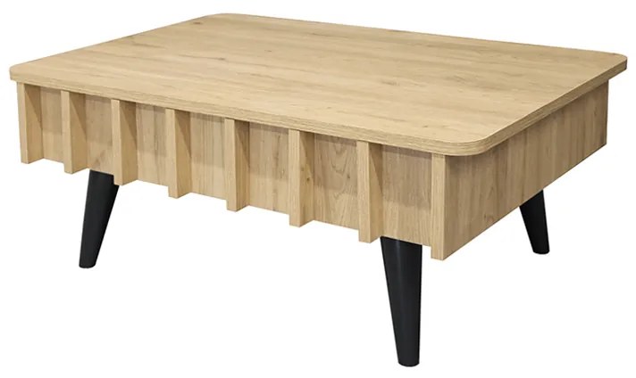 Τραπεζάκι σαλονιού Gemma Megapap χρώμα sepet oak 90x59,6x36,8εκ.