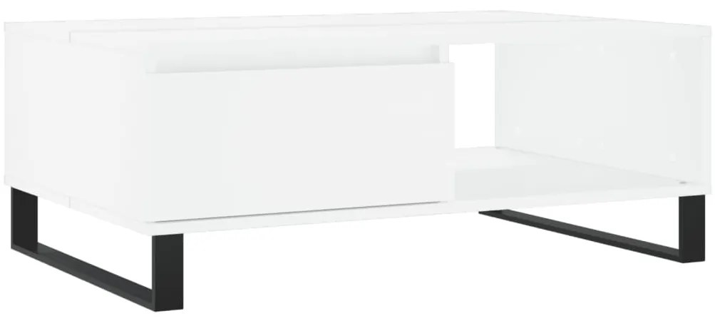 vidaXL Τραπεζάκι Σαλονιού Λευκό 90 x 60 x 35 εκ. Επεξεργασμένο Ξύλο