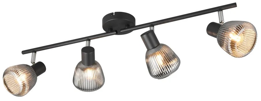 Φωτιστικό Σποτ Trio Lighting TARIFA 862800432 Μαύρο Ματ (Black Mat)