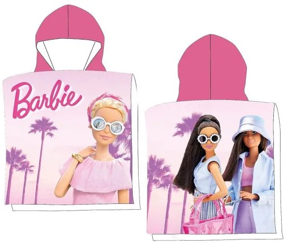 Πόντσο Microfiber 50x100εκ. Barbie 42-3234