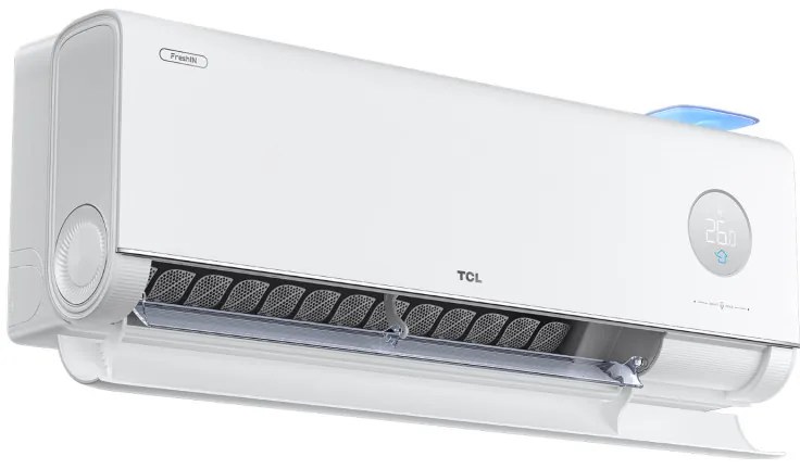 Κλιματιστικό Inverter TCL FreshIN 3.0 TAC-12CHSD/FCI, 12000 BTU, 40 m2, A+++, Wi-Fi, Φωνητικός έλεγχος, Έξυπνες λειτουργίες, Super Turbo Start, iFeel, FreshIN+, ECO, Λευκό