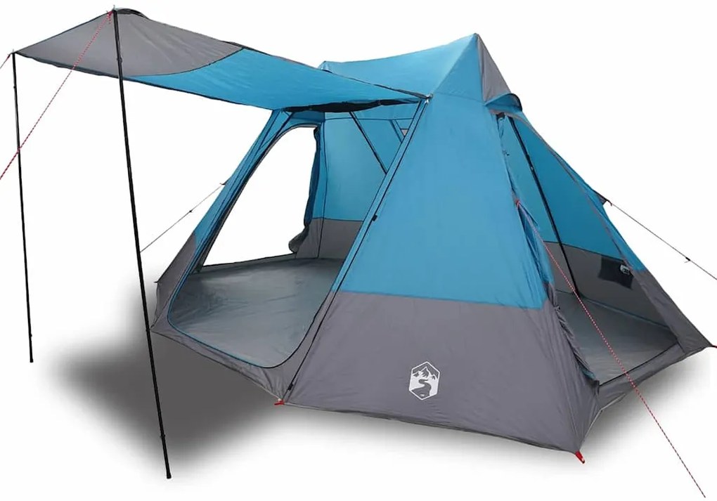 vidaXL Σκηνή Camping Μπλε 482 x 360 x 227 εκ Πολυεστέρας