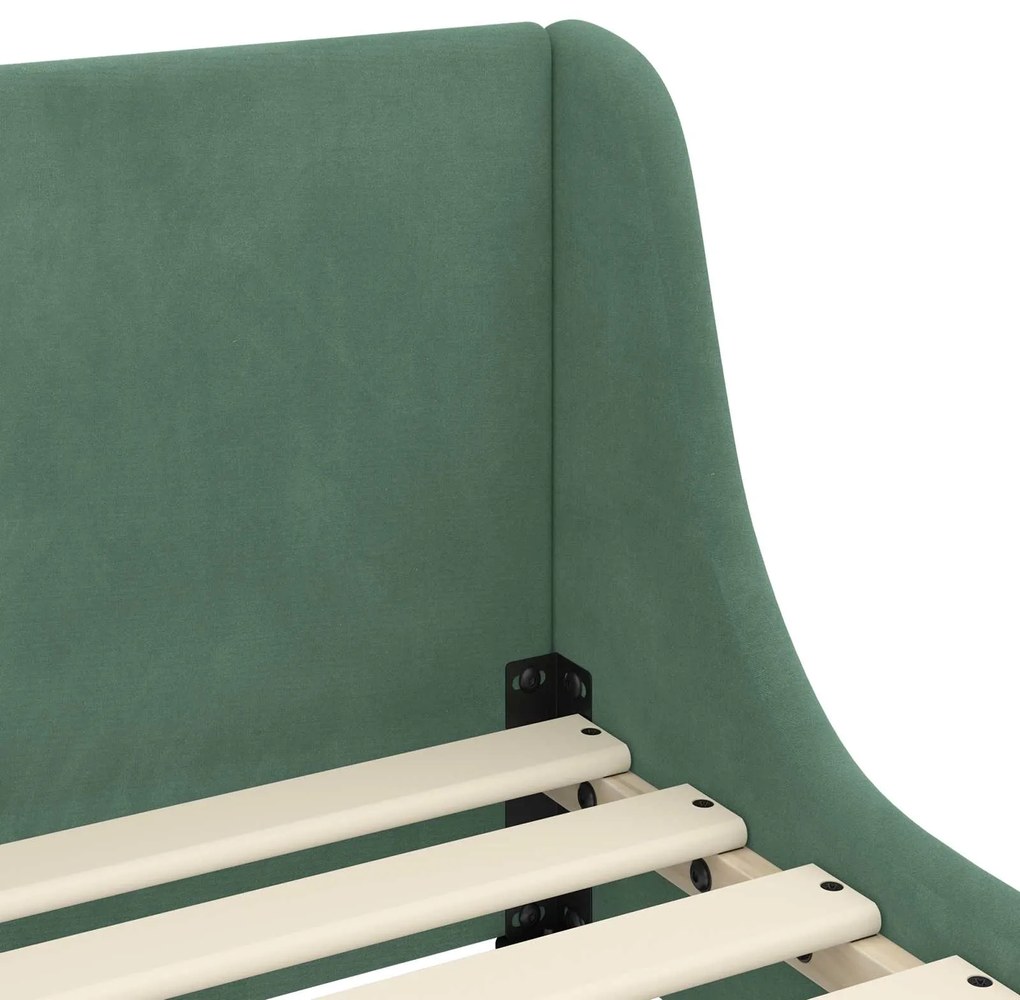 vidaXL Κρεβάτι Παιδικής Κρεβατοκάμαρας με Κεφαλάκι Θαλασσί 80 x 160 cm