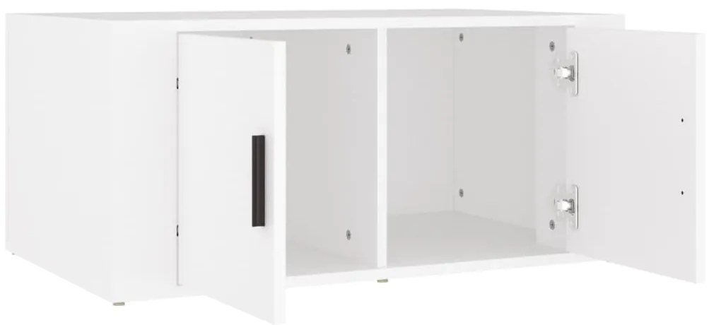 vidaXL Τραπεζάκι Σαλονιού Λευκό 80 x 50 x 36 εκ. Επεξεργασμένο Ξύλο