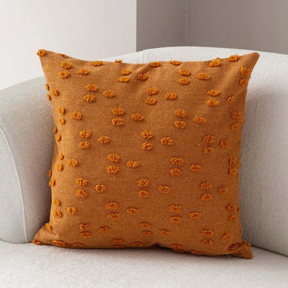 Μαξιλαροθήκη Διακοσμητική Tuffet 881PCR1667 Orange Aberto Design 43X43 Πολυέστερ
