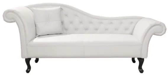 ΑΝΑΚΛΙΝΔΡΟ T.CHESTERFIELD NIOVI HM3007.02 PU ΛΕΥΚΟ-ΜΑΥΡΑ ΠΟΔΙΑ 190x61x84Yεκ.