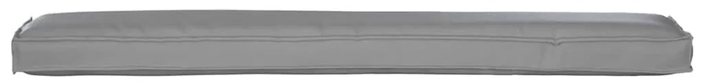 vidaXL Μαξιλάρια Παλέτας Γκρι 2 Τεμ 200x40x8 εκ Υφασμα Oxford
