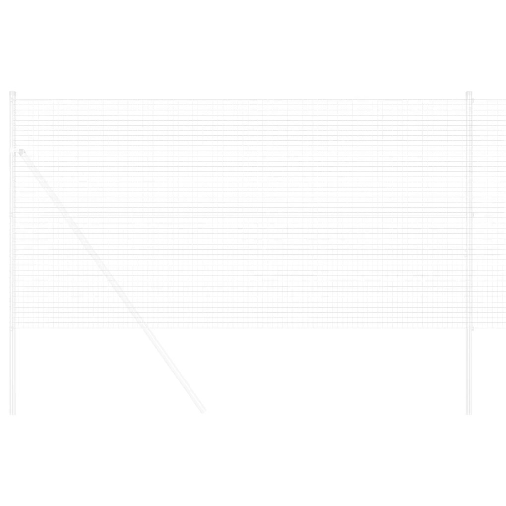 vidaXL Σιδερένιος Φράχτης 1.4x50 μ Γαλβανισμένο Σίδερο
