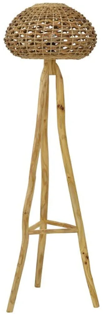 Φωτιστικό Δαπέδου Kitren 337-000025 Φ23x130cm 1xΕ27 40W Natural Inart