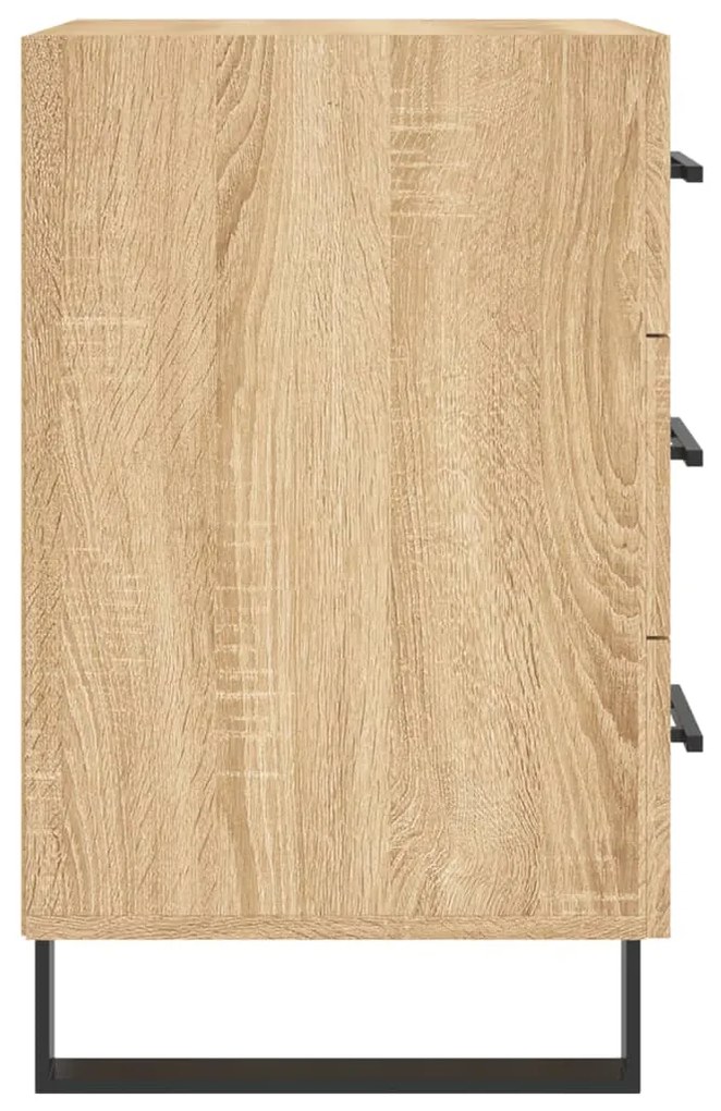 vidaXL Κομοδίνο Sonoma Δρυς 40 x 40 x 66 εκ. από Επεξεργασμένο Ξύλο
