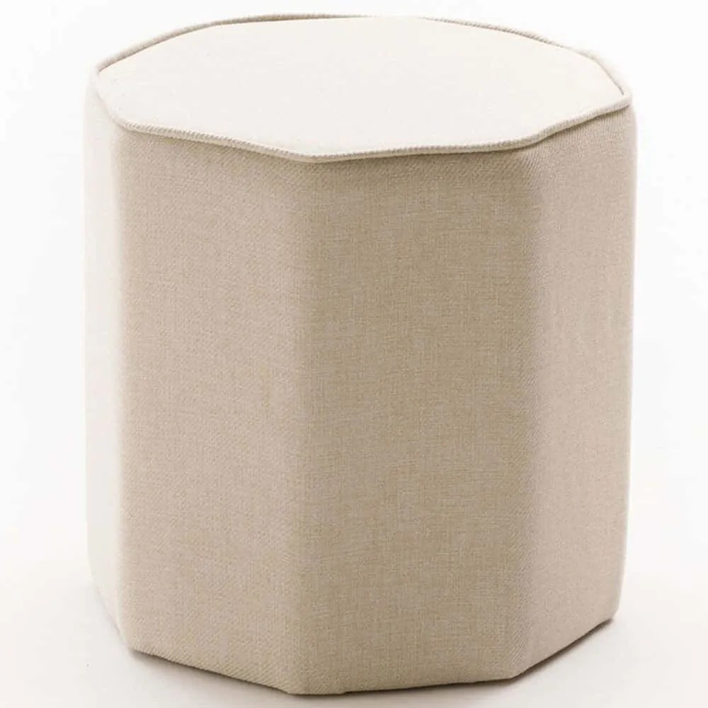 Σκαμπό Inozu 825BLC5160 Φ40x40cm Cream