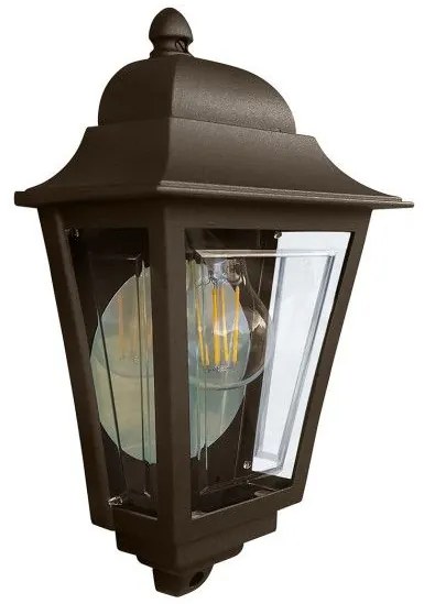 Φανάρι Απλίκα Φωτιστικό Τοίχου 1xE27 IP44 Deco Lane Elstead Lighting DECO-LANE7-BRONZE Μπρονζέ