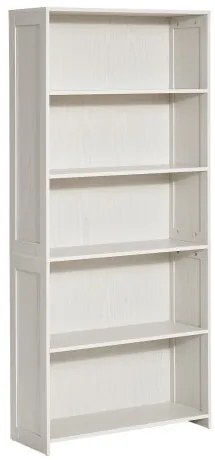 VEVOR 5 Tiers Wide Bookshelf 68" Wooden Freestanding Open Bookcase Shelf White