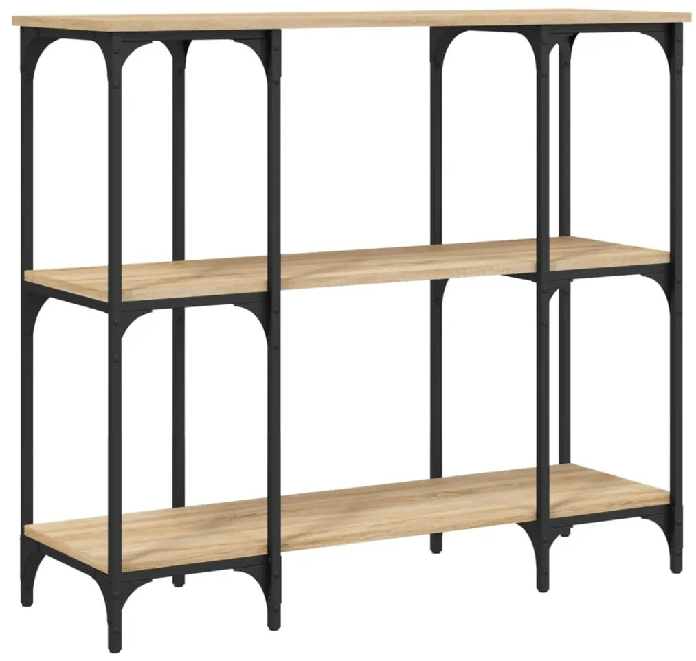 vidaXL Τραπέζι Κονσόλα Sonoma Δρυς 102x35x90 εκ. Επεξεργασμένο Ξύλο