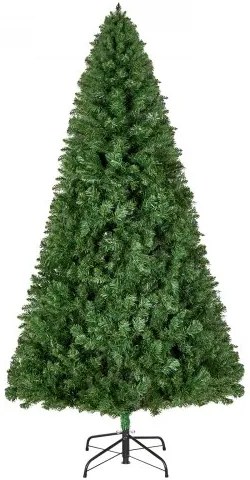 VEVOR Christmas Tree, 1.8m Artificial Xmas Tree, Full Holiday Decor Trees with 1250 Branch Tips & Sturdy Metal Base for Home Party Office Decoration