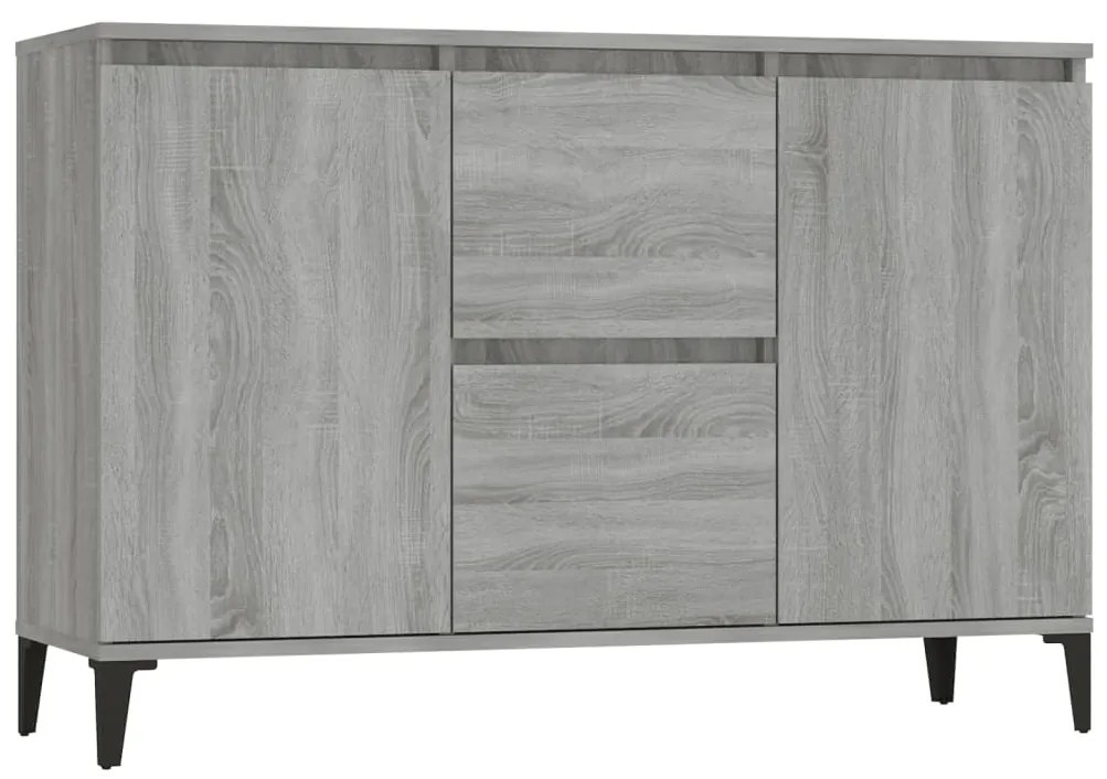 vidaXL Μπουφές Γκρι Sonoma 102 x 35 x 70 εκ. από Επεξεργασμένο Ξύλο