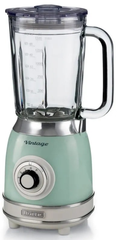 Μπλέντερ Ariete VINTAGE 2.0 0583/04, 1000W, 1.5 l, 4 λεπίδες, 4 ταχύτητες + παλμοί, θρυμματισμός πάγου, Πράσινο