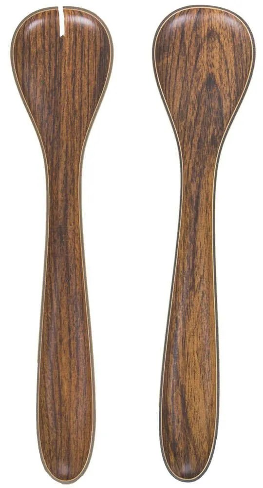 Κουτάλες Σερβιρίσματος (Σετ 2Τμχ) 10174 7x30,5cm Brown Evelin Polystyrene