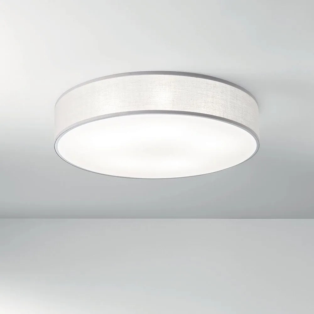 Φωτιστικό Οροφής - Πλαφονιέρα I-Capital-PL76-BCO E27 15x75cm White Luce Ambiente Design