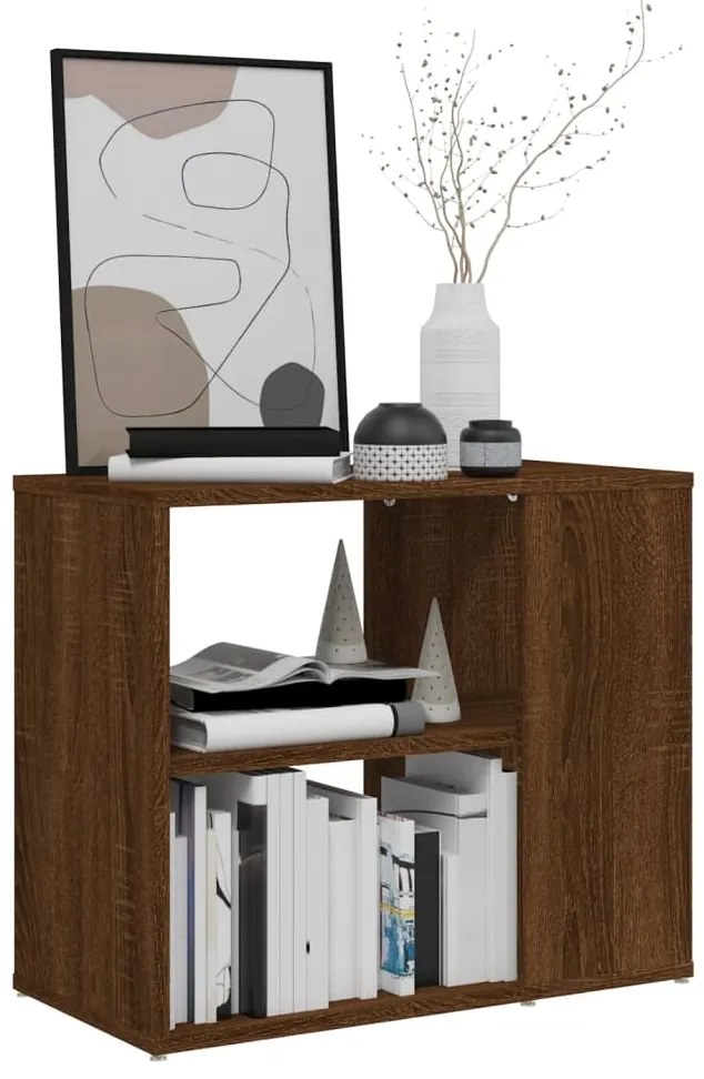 vidaXL Βοηθητικό Ντουλάπι Καφέ δρυς 60x30x50 εκ Επεξεργασμένο Ξύλο