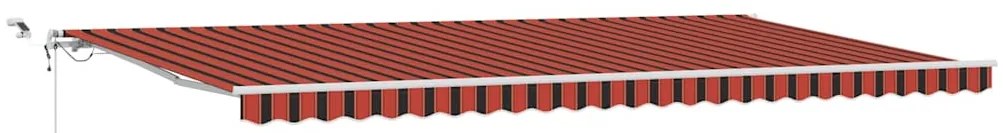 vidaXL Σκηνίτσα Αναδιπλούμενη Πορτοκαλί και Καφέ 600 x 300 εκ