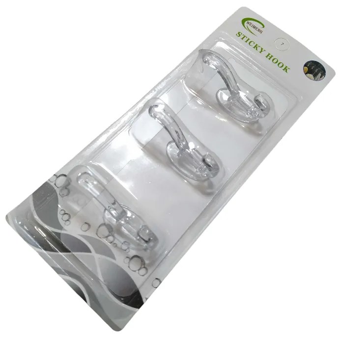 Κρεμάστρα Μπάνιου Αυτοκόλλητη 3 Θέσεων