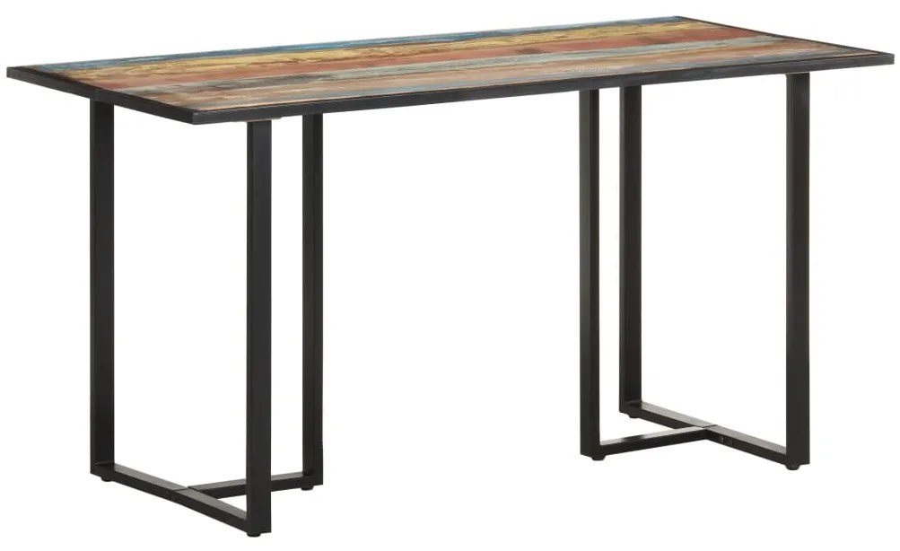 vidaXL Τραπεζαρία 140 εκ. από Μασίφ Ανακυκλωμένο Ξύλο