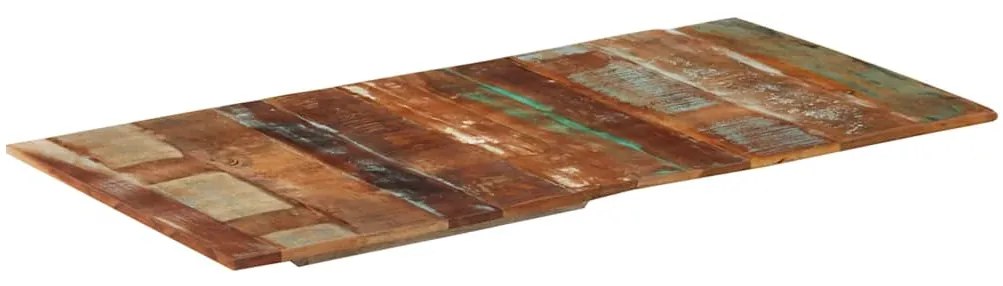 vidaXL Επιφάνεια Τραπεζιού Ορθ. 60x120 εκ 15-16 χιλ Μασίφ Ανακ. Ξύλο