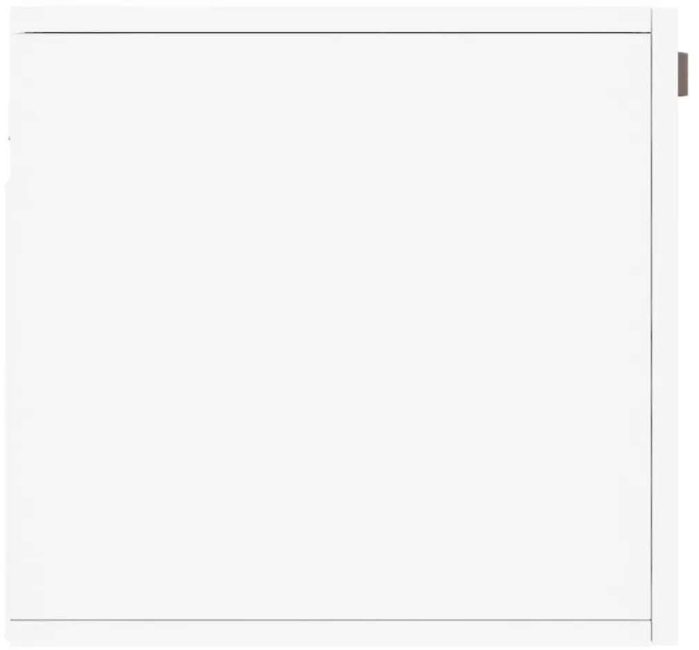 Ντουλάπι Τοίχου Λευκό 80 x 36,5 x 35 εκ. από Επεξεργασμένο Ξύλο - Λευκό