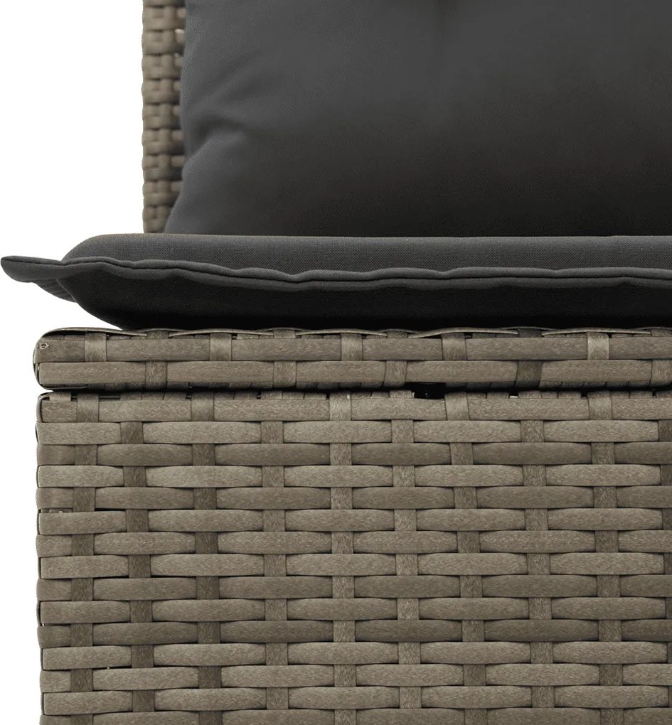 vidaXL Patio Sofa Set 5-θέσια Grey