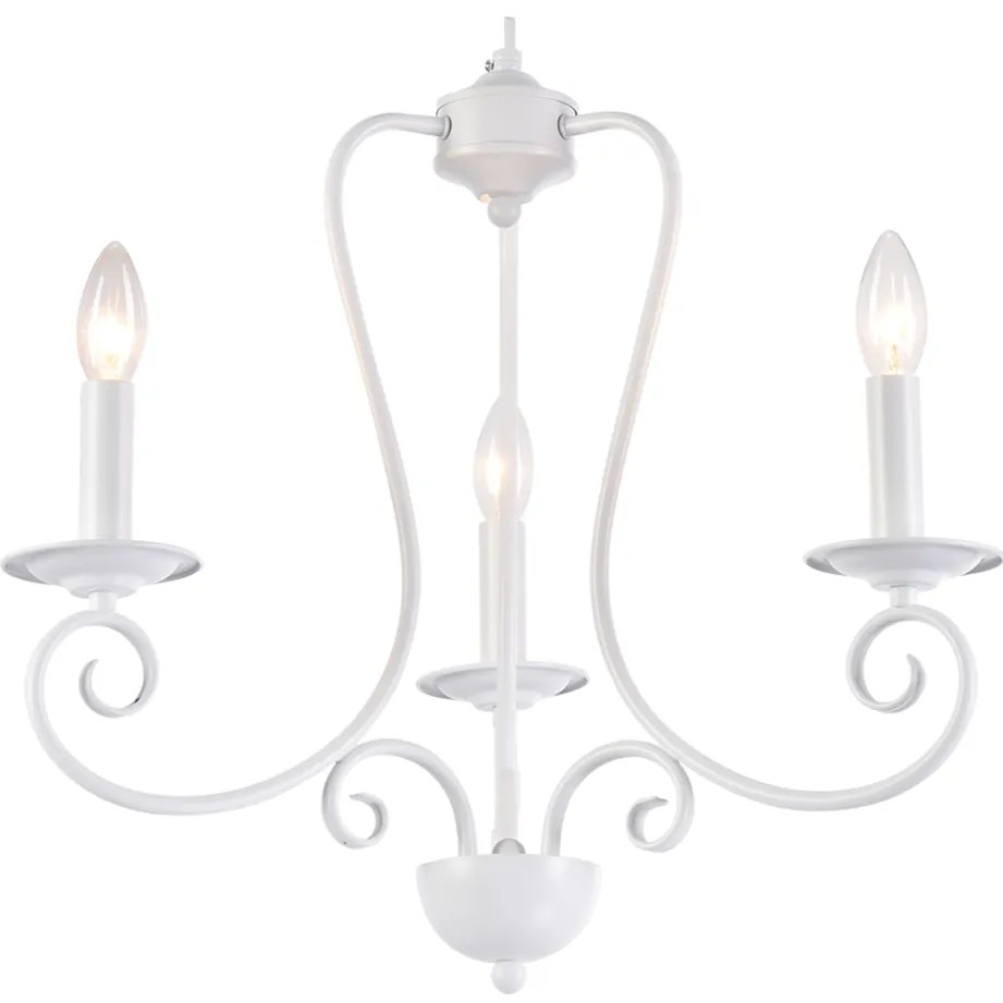 Φωτιστικό Οροφής  C114-3 LARO PENDANT LAMP WHITE 1Z1 - 21W - 50W - 77-3657