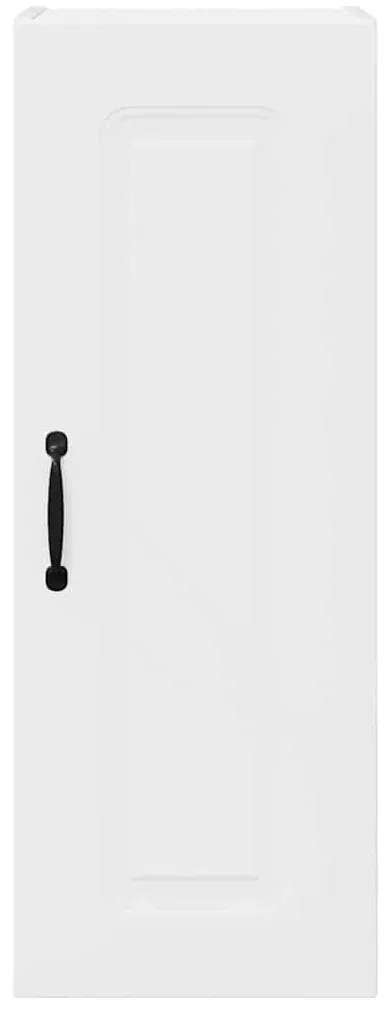 vidaXL Κρεμαστό ντουλάπι κουζίνας με ράφι 2 pcs Λευκό 30 x 31 x 80 εκ.