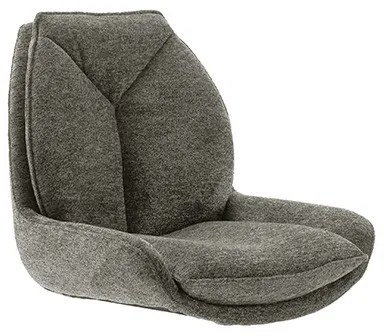 Bali Καρεκλα Relax Μαύρη + Υποπόδιο 83x86x102 cm