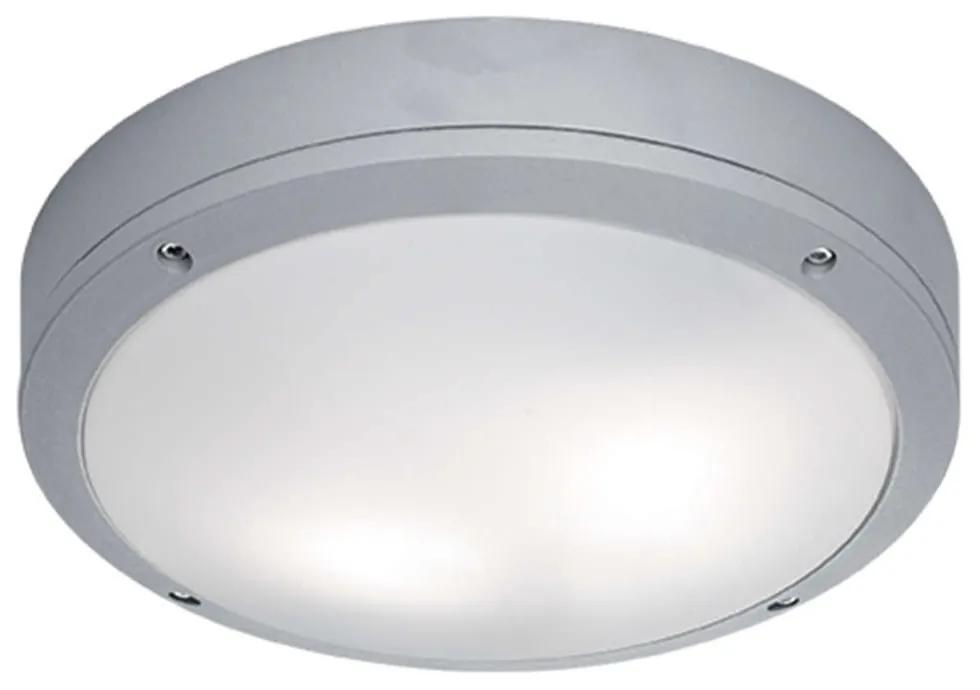 Φωτιστικό Οροφής - Πλαφονιέρα Leros 4049200 D:275XH:80 Στρογγυλή Grey Viokef
