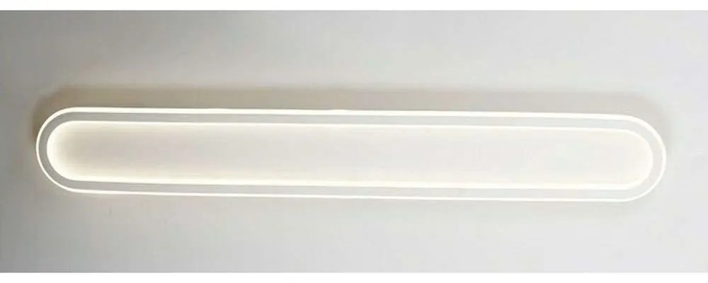Φωτιστικό Οροφής - Πλαφονιέρα Solo BR20LEDC100WHD 52W Led 100x14x6cm White Aca Metal