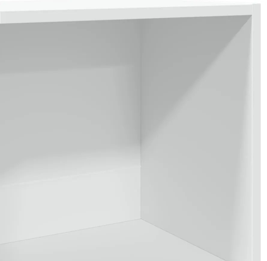 vidaXL Βιβλιοθήκη Λευκή 40x30x189 εκ. από Επεξεργασμένο Ξύλο