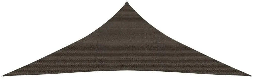 vidaXL Πανί Σκίασης Καφέ 5 x 5 x 6 μ. από HDPE 160 γρ./μ²