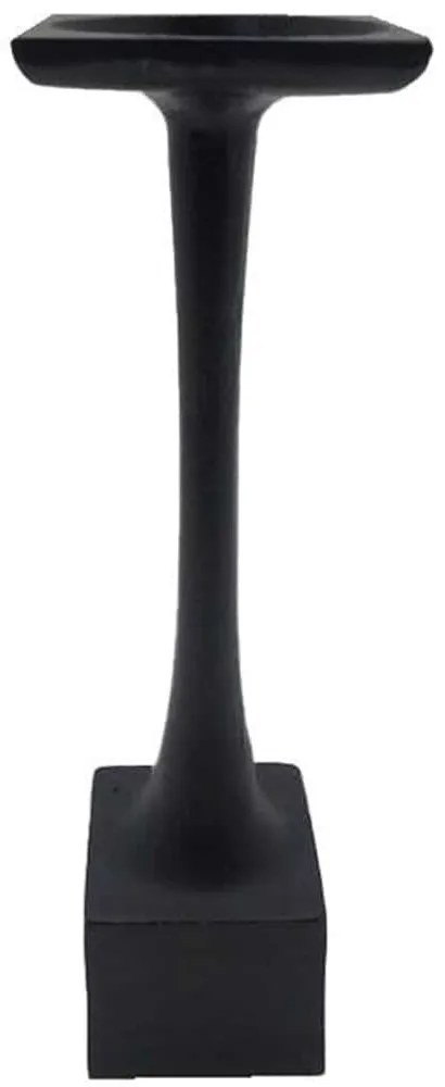 Κηροπήγιο Larsen 029002 9x9x36cm Black Αλουμίνιο