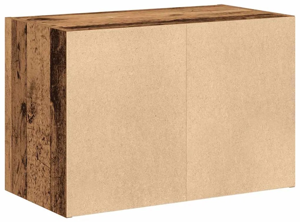 Ντουλάπι με 2 συρτάρια Παλαιού Ξύλου 60x31x40εκ. από Επεξ. Ξύλο - Καφέ