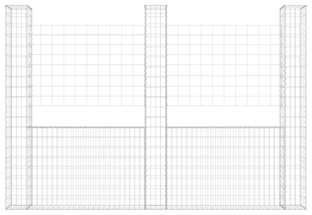 ΣΥΡΜΑΤΟΚΙΒΩΤΙΑ ΣΕ U ΣΧΗΜΑ ΜΕ 3 ΣΤΥΛΟΥΣ 260X20X200 ΕΚ ΣΙΔΕΡΕΝΙΟ 151290