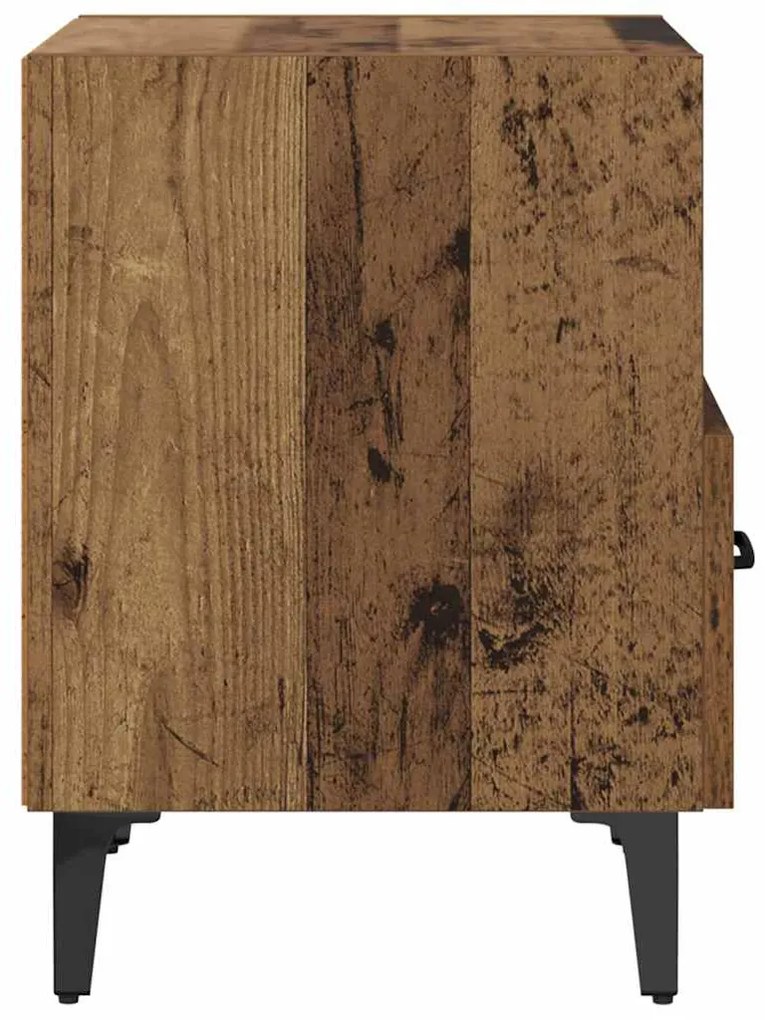 vidaXL Κομοδίνο Παλιό ξύλο 40 x 35 x 47,5 εκ Επεξεργασμένο ξύλο