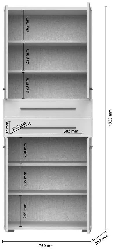 Γκαρνταρόμπα Phantom plus