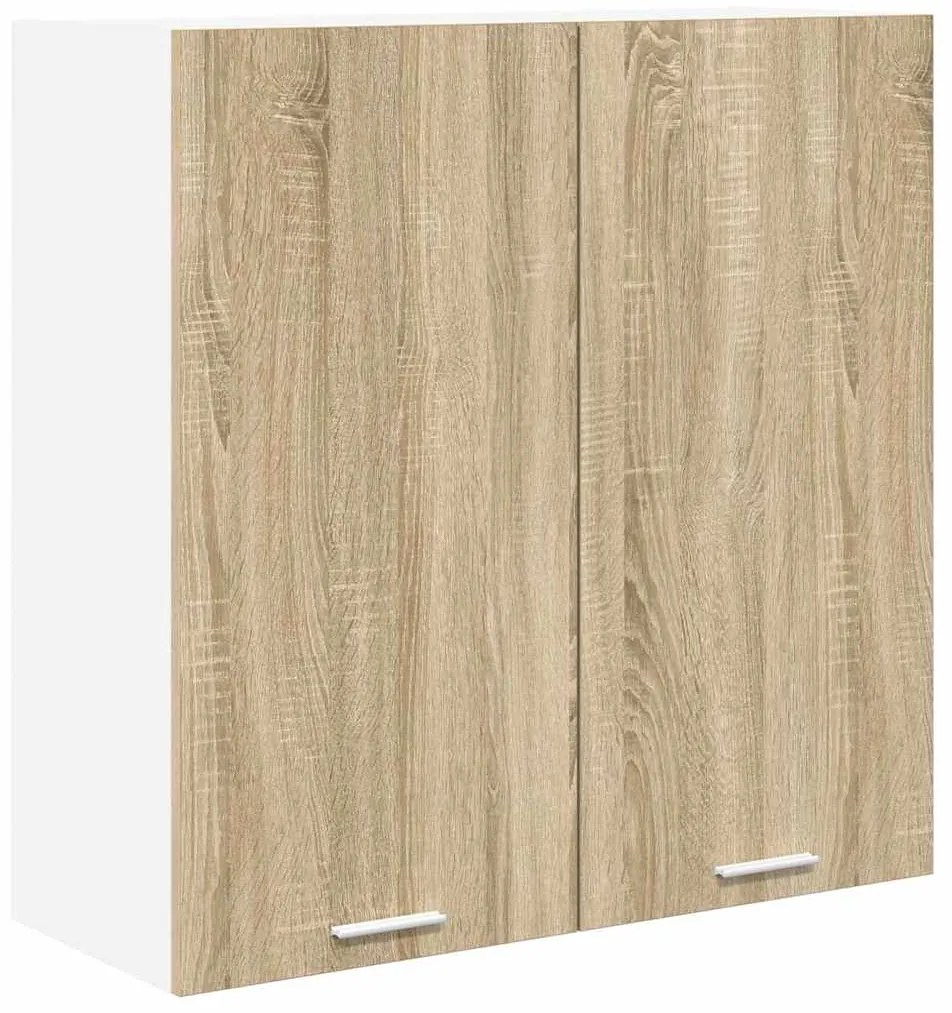 vidaXL Κρεμαστό ντουλάπι με αποθήκευση Δρύς Sonoma 80 x 31 x 80 εκ.