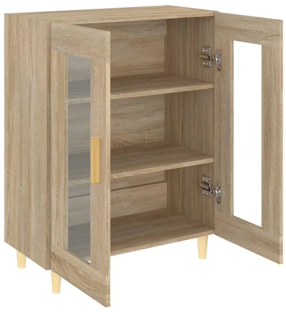 vidaXL Ντουλάπι Sonoma Δρυς 69,5 x 34 x 90 εκ. από Επεξεργασμένο Ξύλο