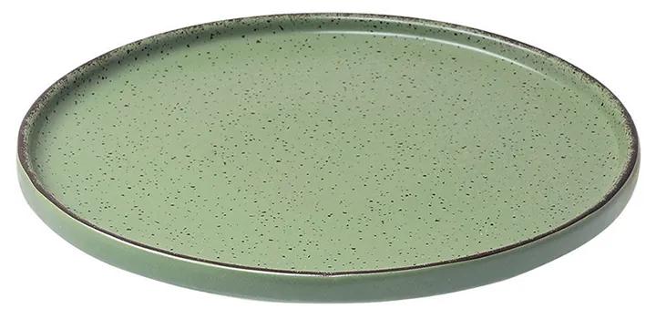 Πιάτο Ρηχό Κάθετο Πορσελάνης Terra Green 21cm Estia 07-15640