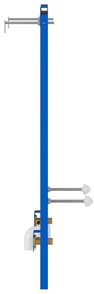 vidaXL Στήριγμα Τοίχου Μπάνιου Μπλε 50 x 3 x 112 εκ