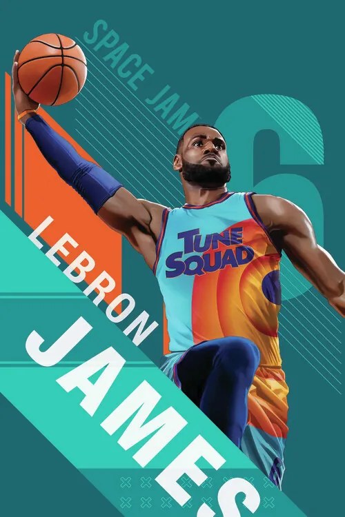 Εκτύπωση τέχνης Space Jam 2 - Star LeBron, (26.7 x 40 cm)