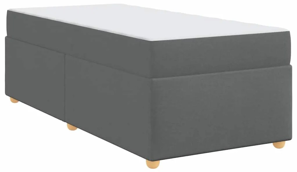 vidaXL Σκελετός Κρεβατιού Σκούρο γκρι 80 x 200 cm Πολυεστέρας