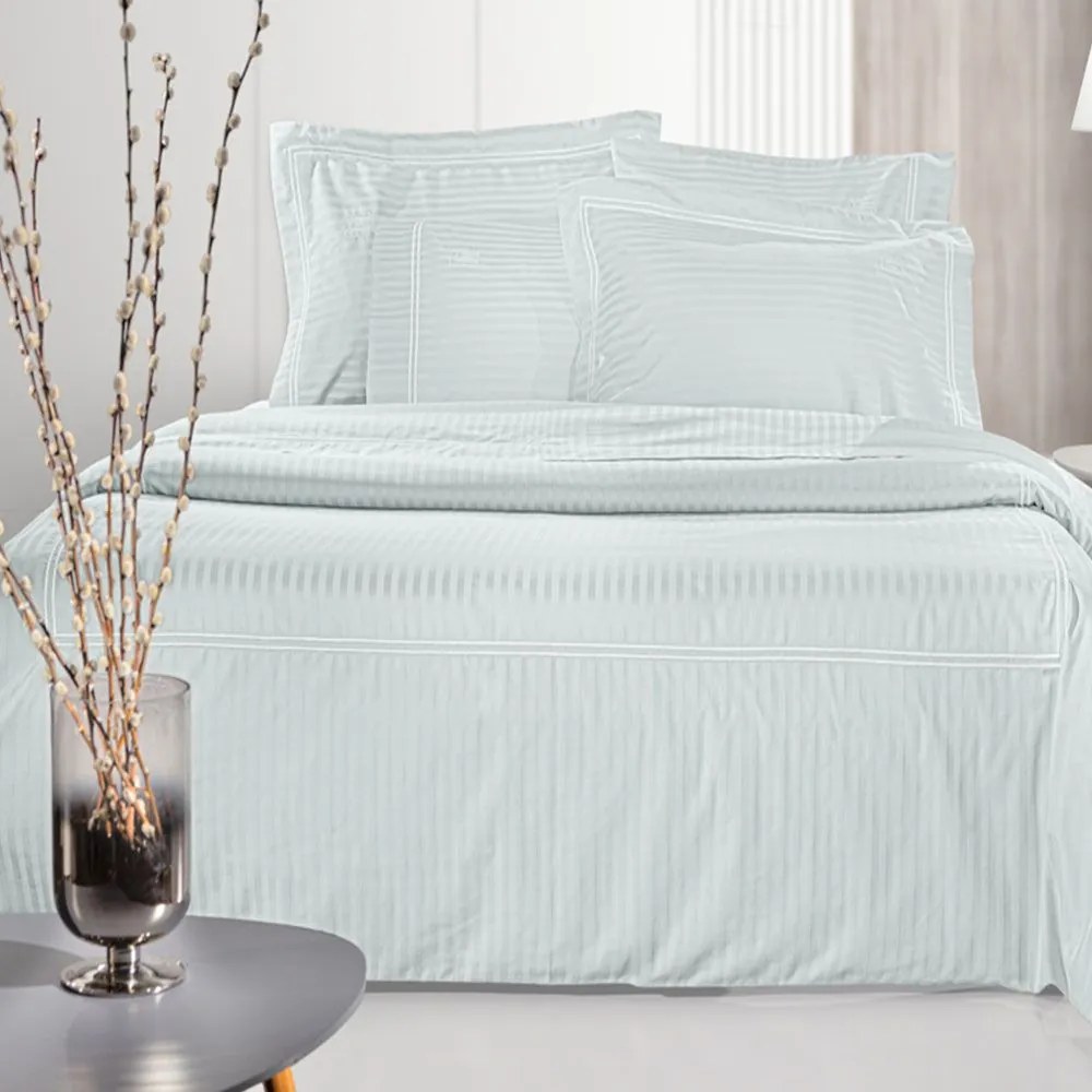 Σεντόνια Nice (Σετ 4τμχ) Moonlight-White Guy Laroche King Size 270x280cm 100% Cotton Satin